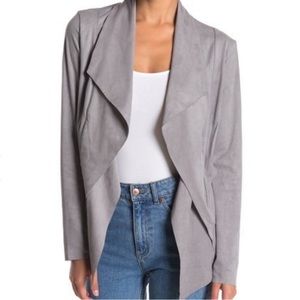 Alfani - Grey faux suede jacket/ blazer - SZ L